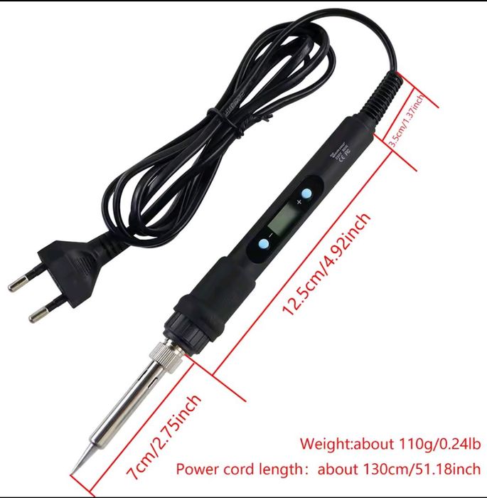 Термофен з паяльником. Паяльна станція. Паяльная станция.