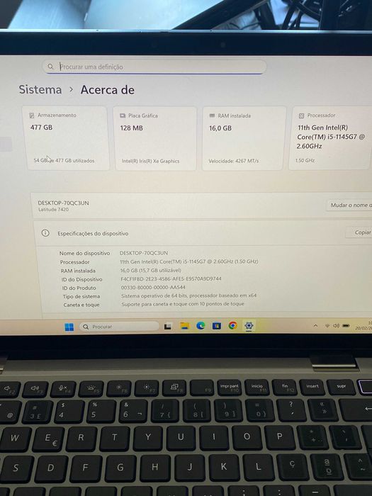Dell Latitude 7420 Híbrido  2-in 1 Táctil