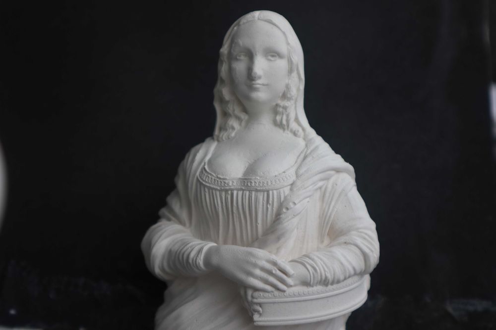 Peça em gesso da icónica Mona Lisa