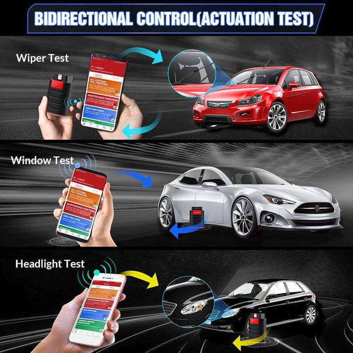 ThinkCar ThinkDiag Maq Diagnóstico OBD todas as Marcas/Funções (1 Ano)
