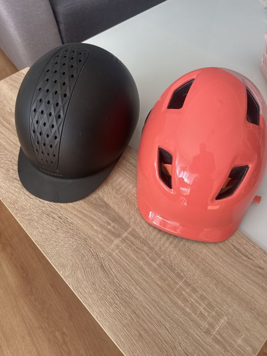 Kask do jazdy konnej i rower  dla dziewczynki rozmiar 55