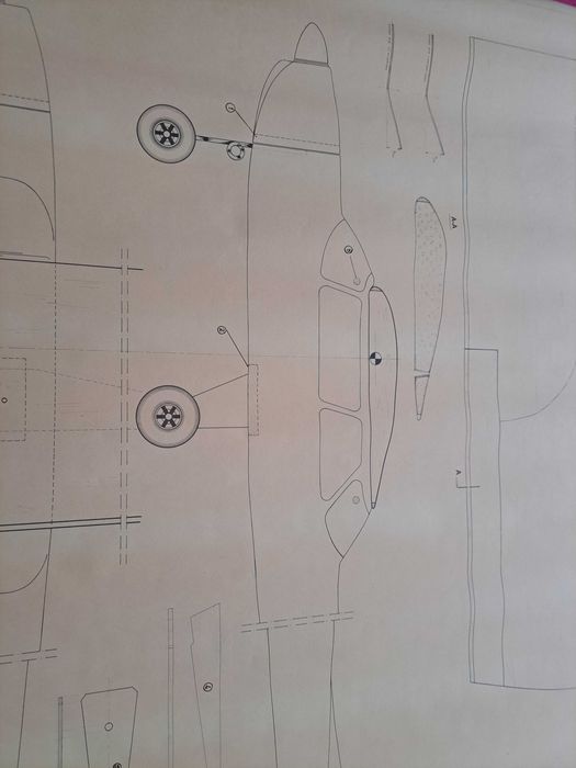 Poster Diagrama de Avião - Avio