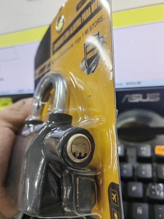 cadeado com alarme