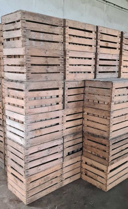 Skrzynki drewniane po owocach, jedynki skrzynka po jablkach 50x40x30