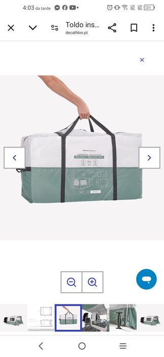 Vendo tenda nova