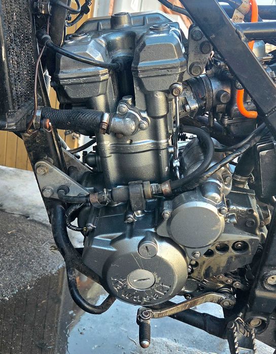 Klx 250. Kawasaki 250. Двигатель.