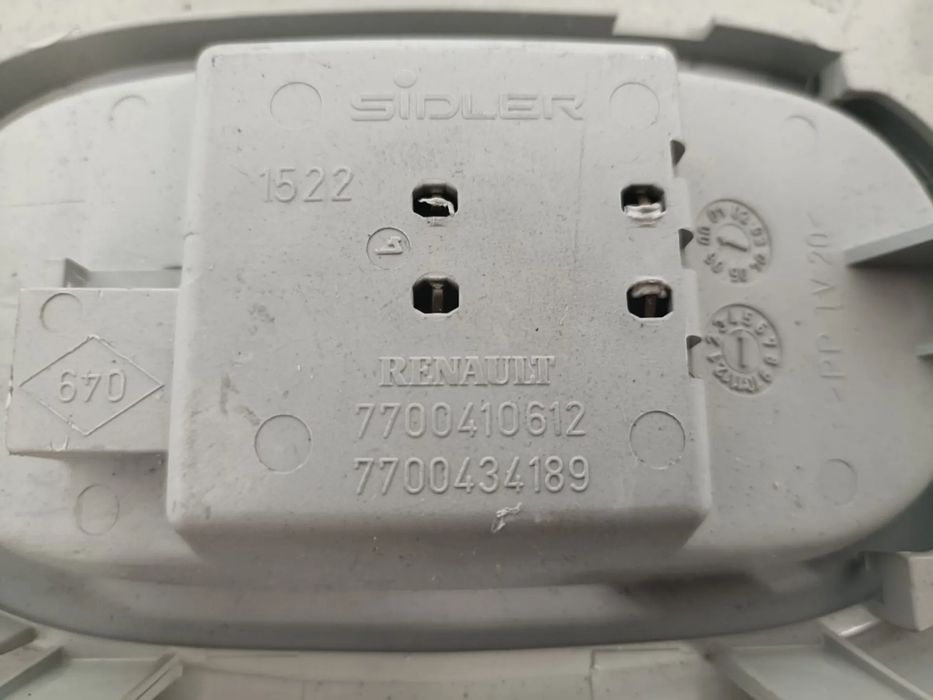Plafonier frente RENAULT Clio II (BB0/1/2_, CB0/1/2_)