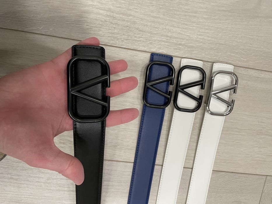 Ремень Valentino Garavani Leather Belt (кольорові)