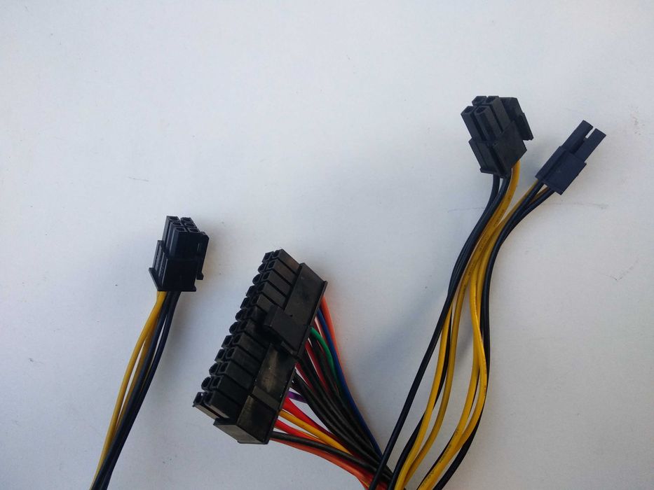 рабочий Блок питания AeroCool VX-500 500Вт на процессор два по 4 пин на видеокарту 6 пин
