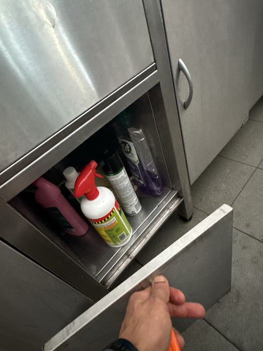 Mesa de inox profissional para restaurante/café