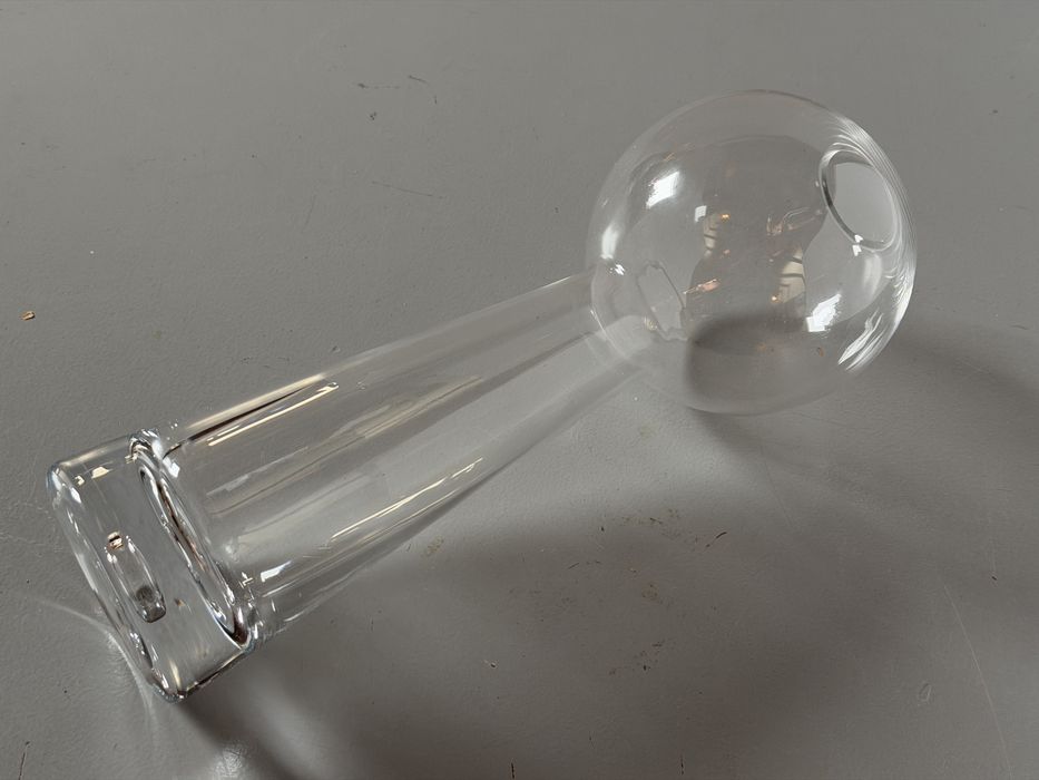Wazon Szklany KROSNO 29 cm – Kula na nodze / Do pędzenia cebul