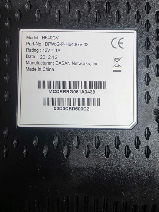 Używany Router Dasan H640G