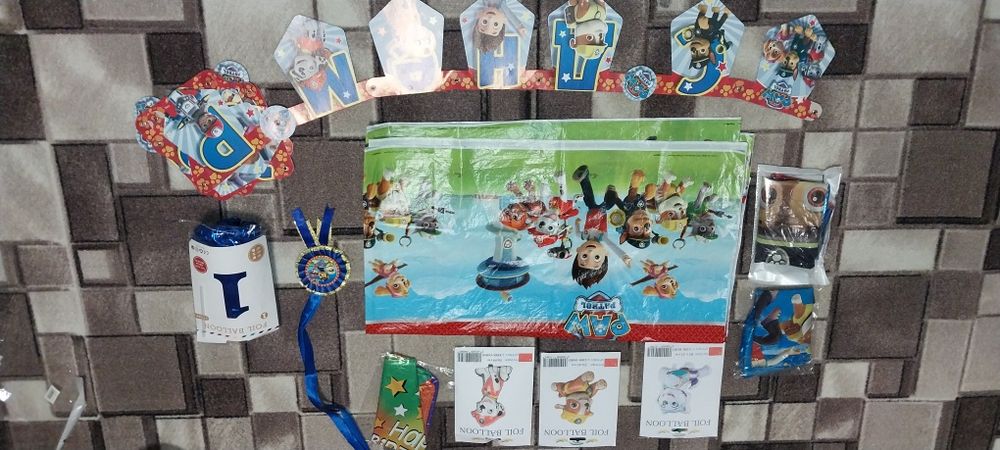 Декор для празднования щенячий патруль