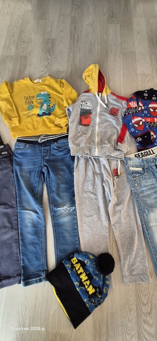 Набори,лоти речей для хлопчика 5-6-7років