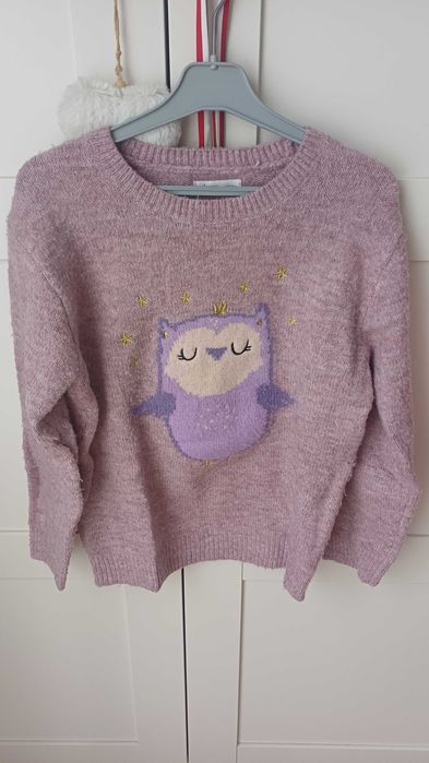 Sweter dziewczęcy r. 128