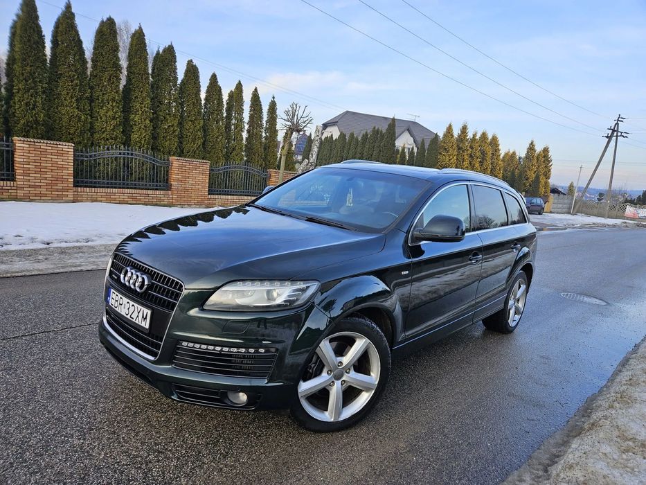 Audi Q7 4.2 v8 326KM quattro 4x4 hak s-line skóra kamera 7 osób exclusiv