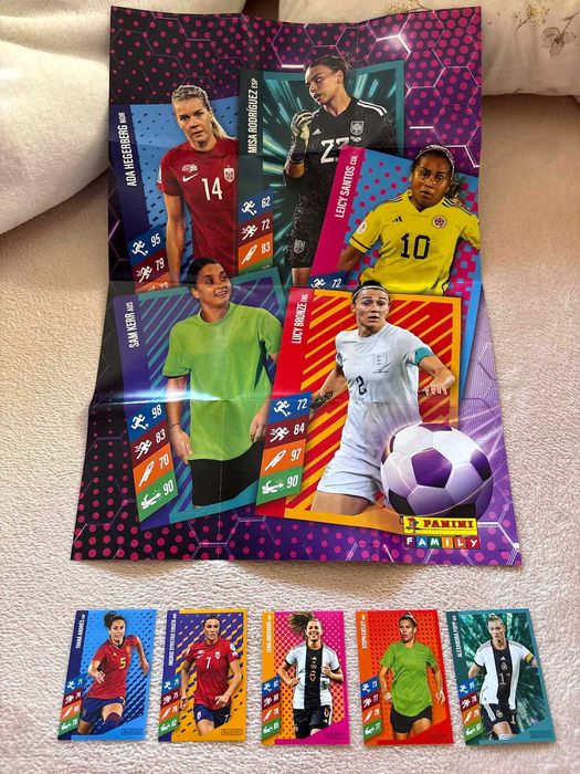 Conjunto de Cromos + Poster - Panini Family "FIFA Women's World Cup" 2023