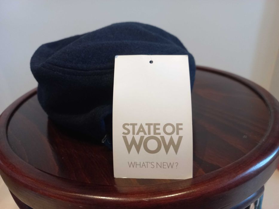 Кепка / шапка чоловіча  State if WOW , нова, розмір 58, темно синя