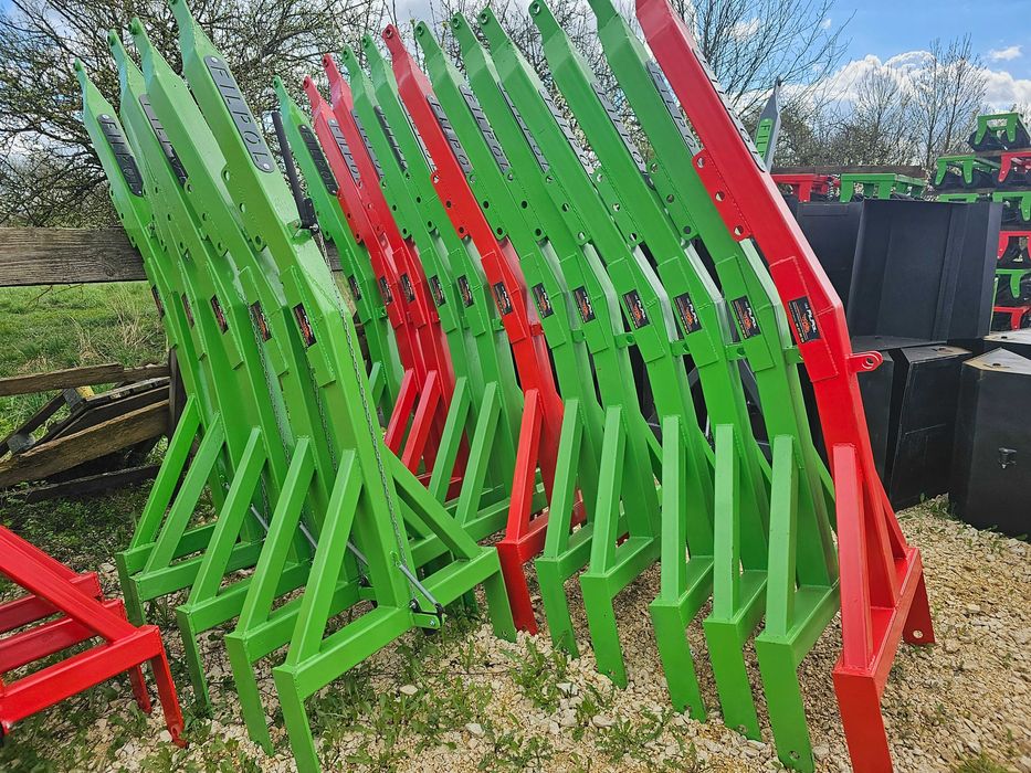 Łyżka do ziemi/ gruzu szufla łycha widły do TUR na tył ciągnika NOWY!