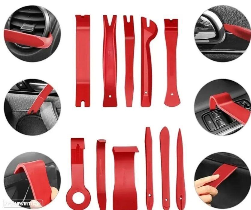 Conjunto Ferramentas Desmonta Plásticos - 38pcs + estojo de arrumação
