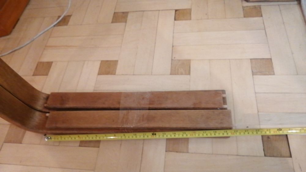 Nogi fotela, Elementy giete drewniane