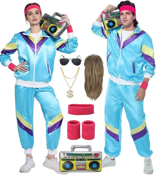 Kostium z lat 80 dres Old school retro 3XL MSV/ON3