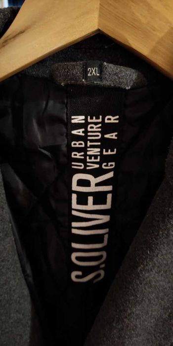 Пальто чоловіче сіре XXL легке  S.OLIVER