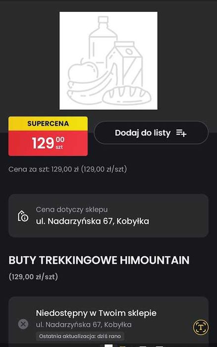 Buty trekkingowe HiMountain Ramsey 44 - szare, rozmiar wkładki 28,8 cm