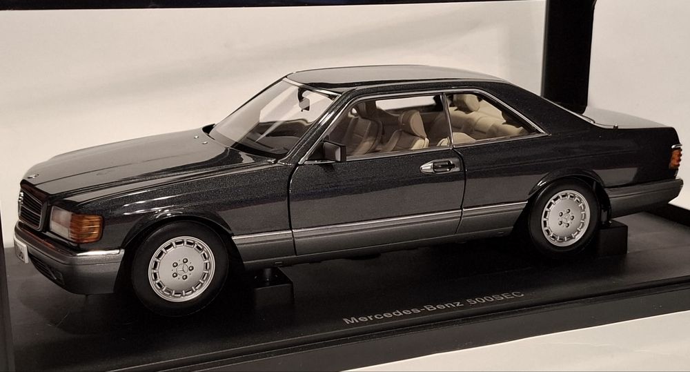 Super Rarytas AUTOart Mercedes 500SEC C126 1/18