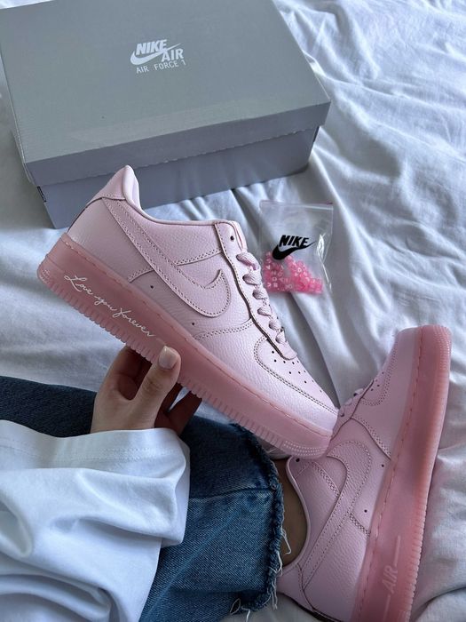 Кросівки Nike x NOCTA Air Force 1 Low Pink Foam premium | Кроссовки Найк жіночі