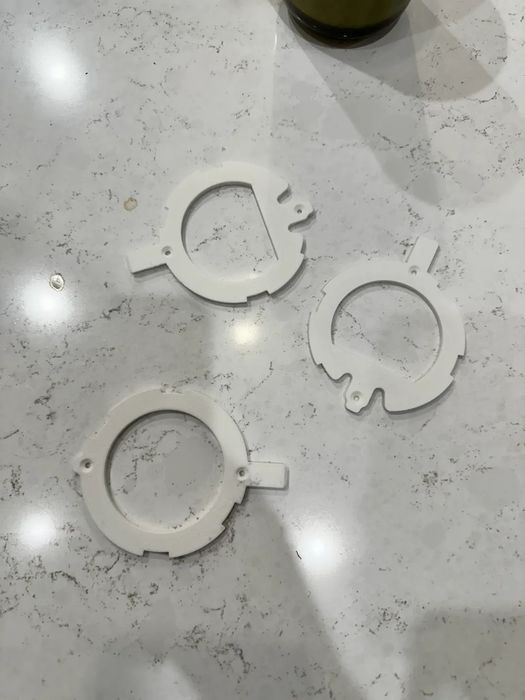 Suporte de Parede para Ubiquiti U6/U6+/U6 Pro em Caixa de Tomada