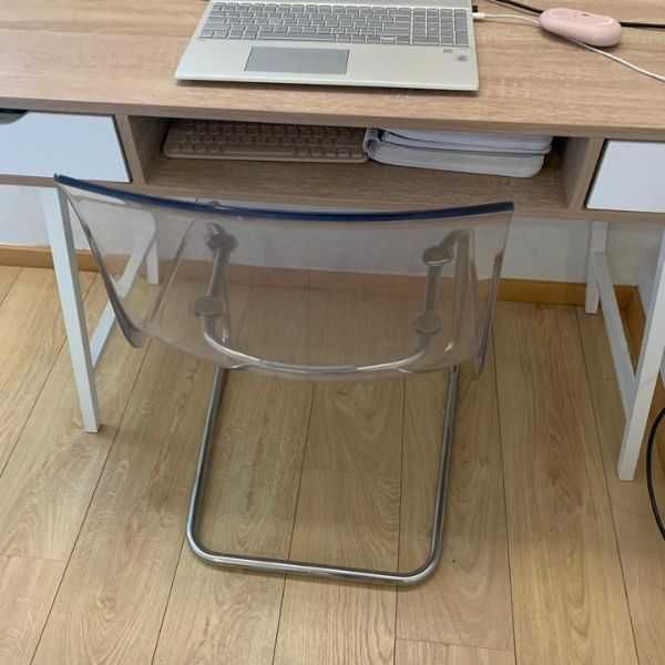 TOBIAS
Cadeira, transparente/cromado