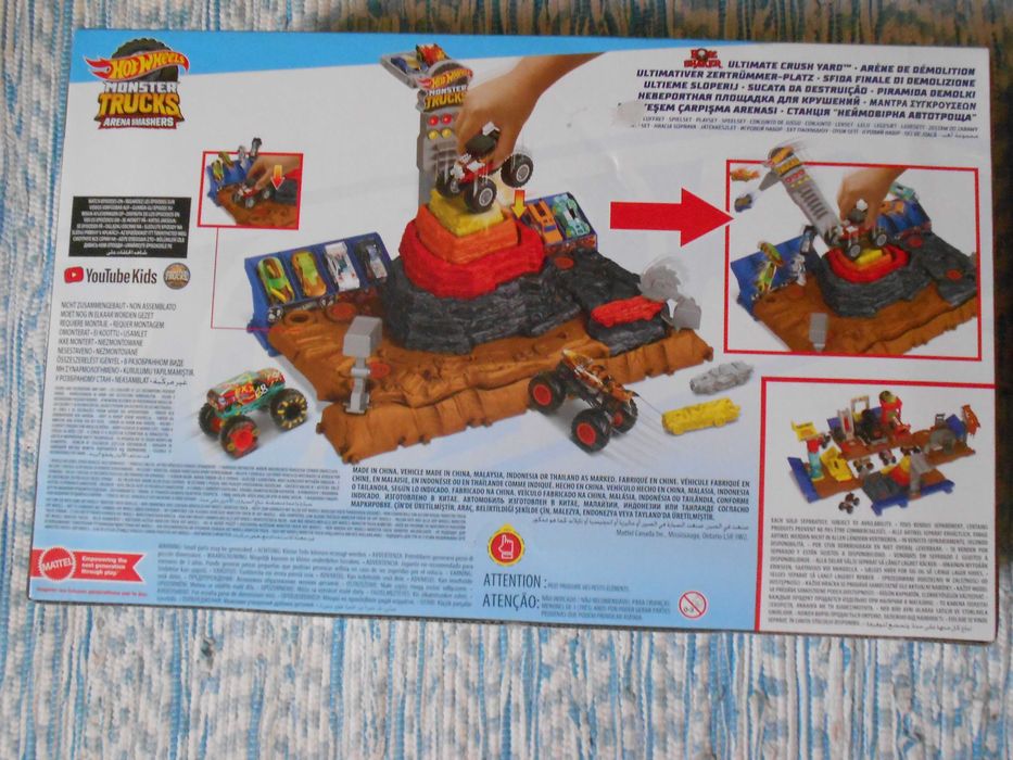 Hotwheels- arena smashes e puzzles NOVO