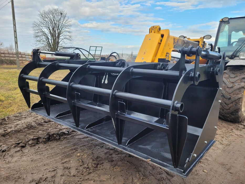 Krokodyl do obornika do tura ciągnika/ ładowarki Łycha od 1.2m do 2.4m