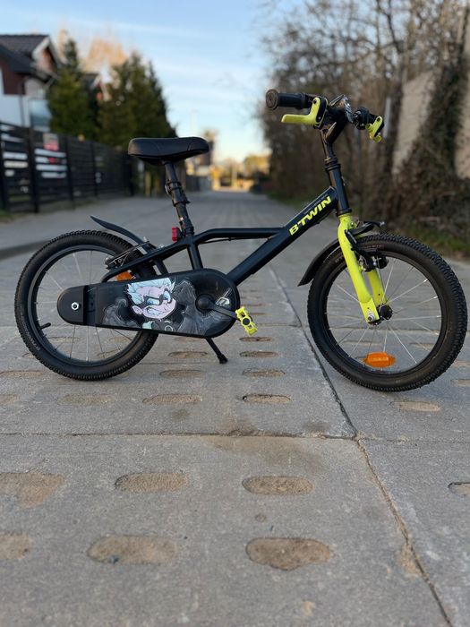 Rower dziecięcy B'Twin 500 Dark Hero 16 cali