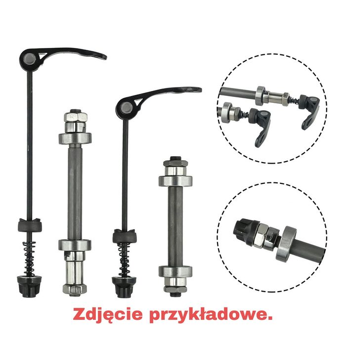 Zmodyfikowana oś przednia i tylna