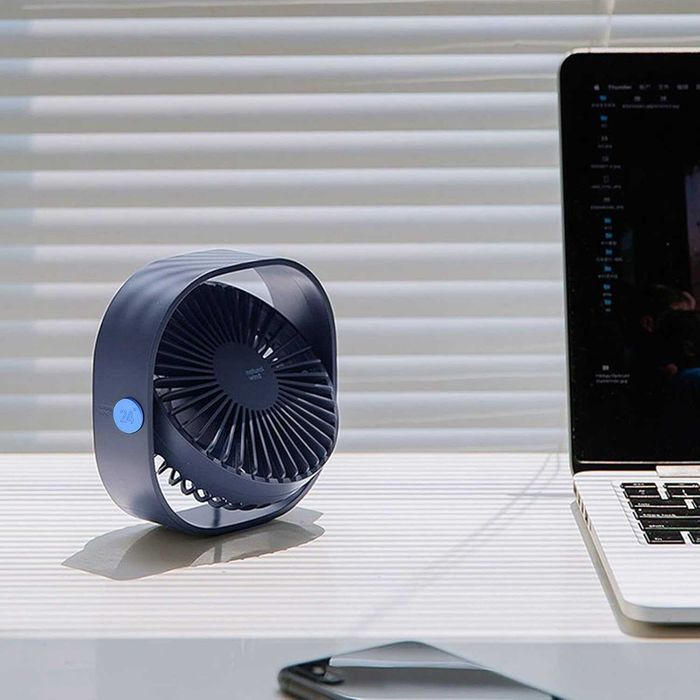 Mini-ventilador ventoinha mesa carregamento USB portátil -VÁRIAS CORES