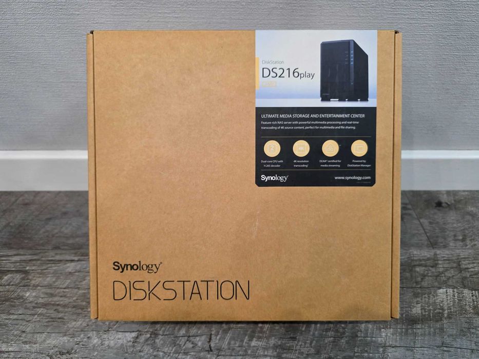Мережевий накопичувач Synology DS216play | NAS сервер