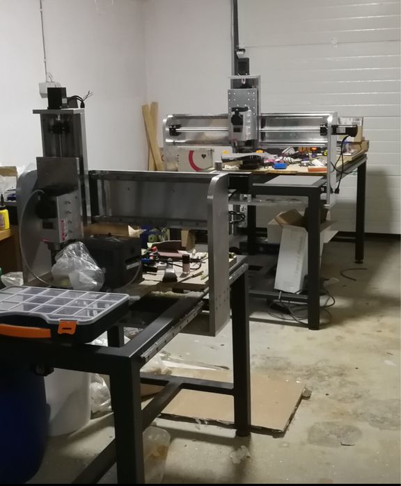 Router CNC Fresadora, Spindle 2.2kw, Faca tangencial , Servos, vacuo