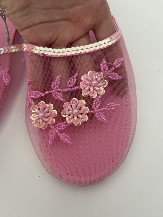 pantofle kapcie różowe eleganckie damskie rozmiar 41