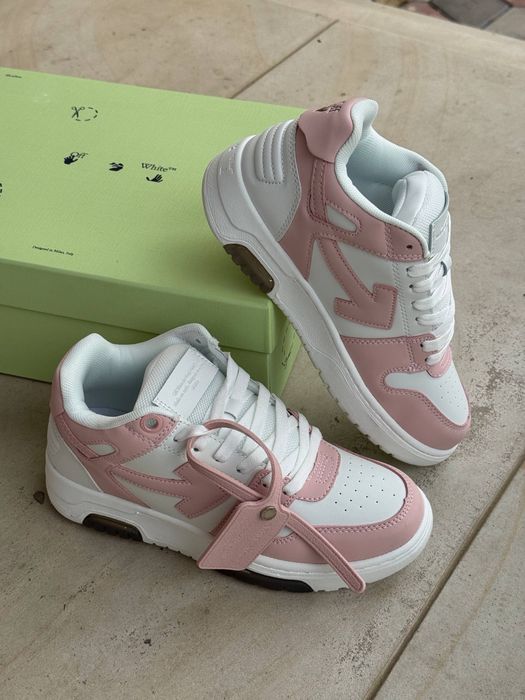 36 37 38 39 40 Жіночі кросівки OFF-WHITE OUT OF OFFICE  PINK WHITE