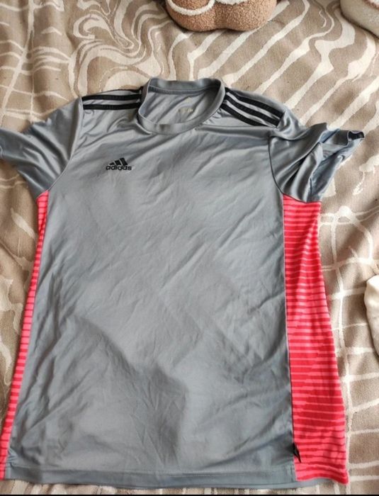 Adidas szary t-shirt rozmiar L