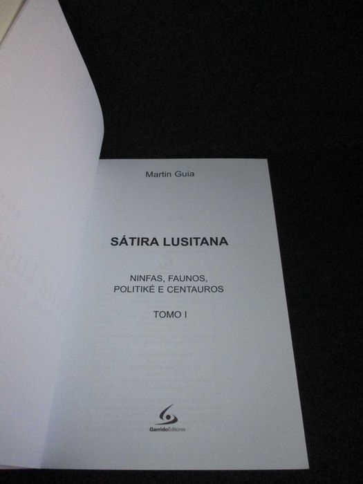 Livro Sátira Lusitana Ninfas Faunos Politiké e Centauros Martin Guia