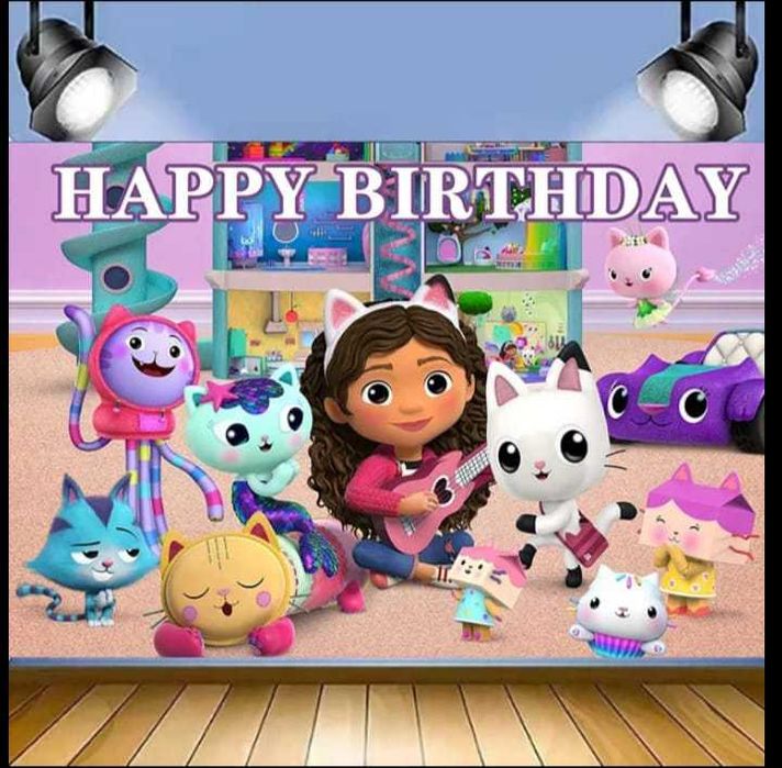 Banner da Gabby Dollhouse(180x125).
Outros artigos decoração Gabby