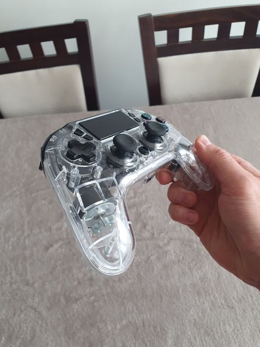 Kontroler Bezprzewodowy Snakebyte SB922565 RGB 4 Przeźroczysty do PS4 / PS3