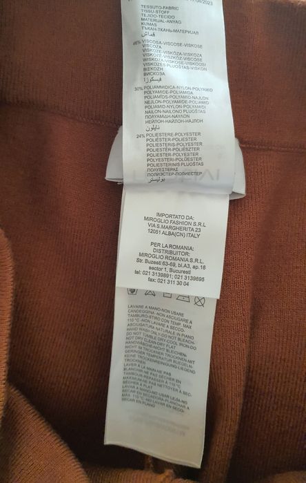 Тёплые брюки палаццо  Motivi Италия теплі штани