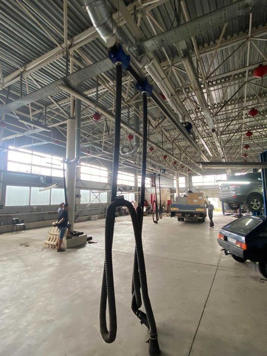 Канальна система витягу вихлопних газів для СТО. FILCAR ECOSYS A 12\2