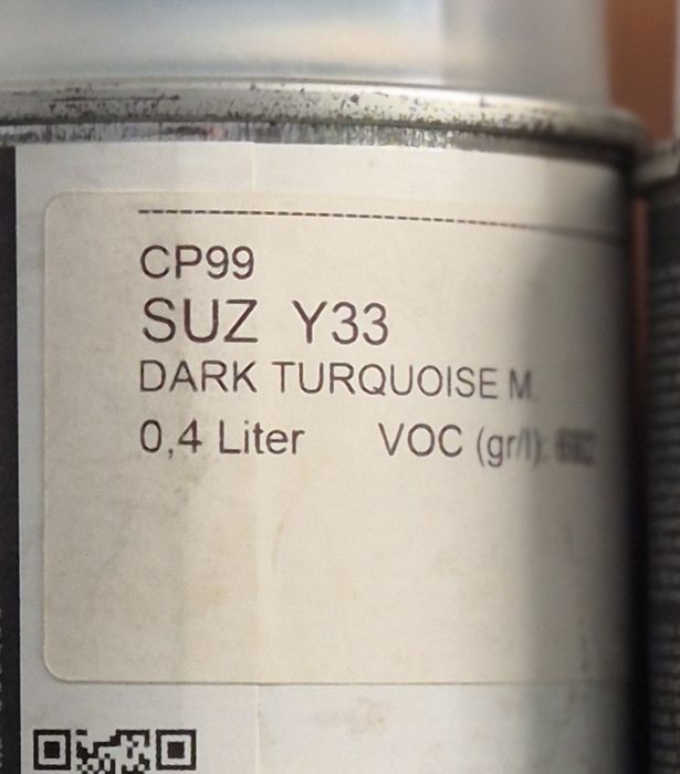 Lata tinta Susuki Vitara azul