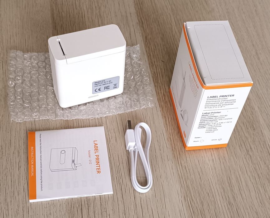 Bluetooth Thermal Label Mini Printer460851103432724482
