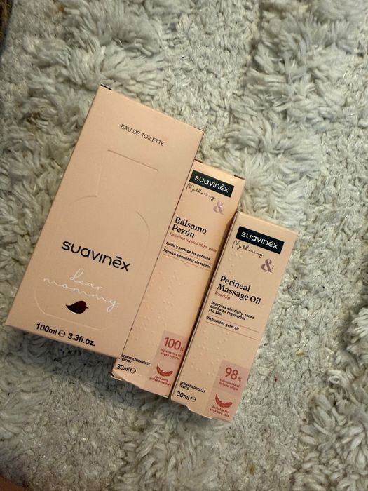 Kit completo com bomba de leite mãos livres Suavinex e bomba manual Medela